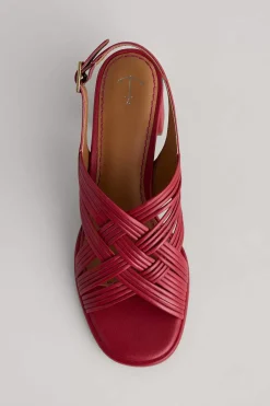 Seasalt Cornwall Sandals<Faerystone Mid Heel Leather Sandals Maple