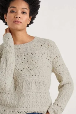 Seasalt Cornwall Knitwear<Feock Merino Blend Jumper Aran