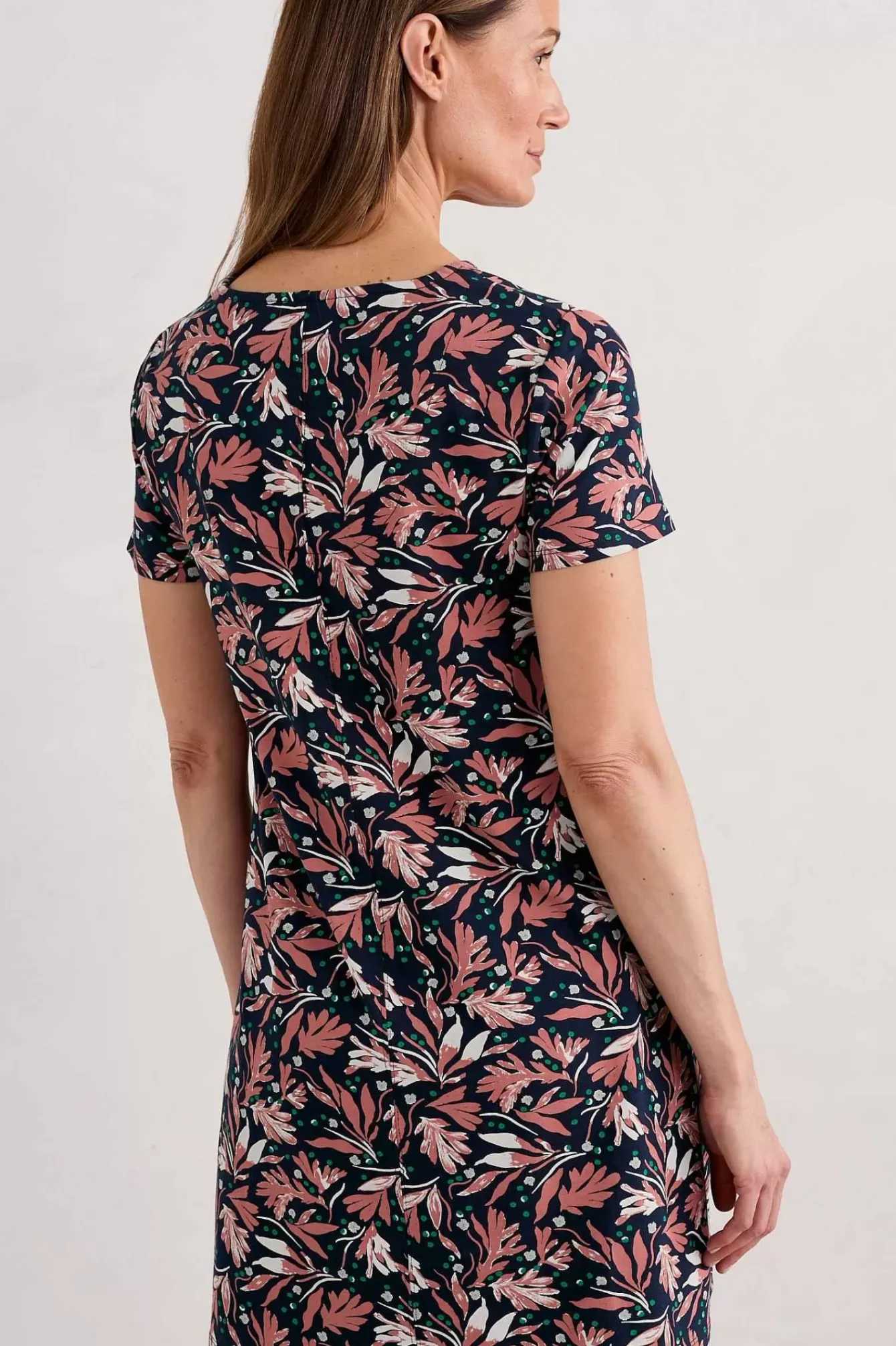 Seasalt Cornwall Tunics<Field Guide V-Neck Tunic Seaweed Swirl Maritime