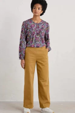 Seasalt Cornwall Tops<Fieldfare Top Dense Floral Squall