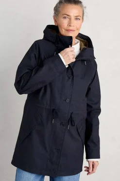 Seasalt Cornwall Coats & Jackets<Fulmar Waterproof Coat Night Sea