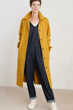 Seasalt Cornwall Trousers & Shorts<Gilley Denim Dungarees Dark Indigo Wash