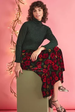 Seasalt Cornwall Knitwear<Glass Stem Sparkly Roll Neck Jumper Tehidy