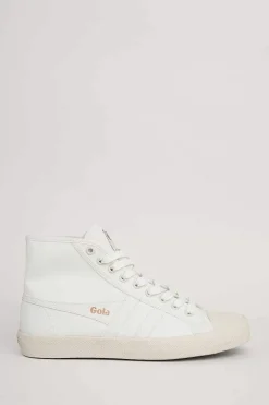 Seasalt Cornwall Shoes<Gola High Top Coaster Trainer Off White