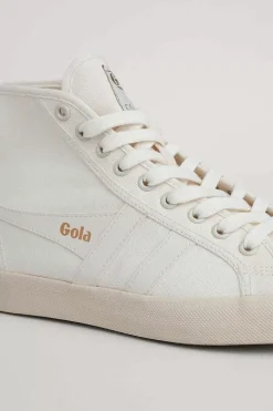 Seasalt Cornwall Shoes<Gola High Top Coaster Trainer Off White