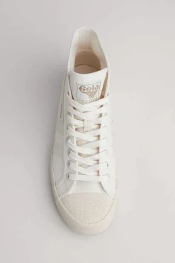 Seasalt Cornwall Shoes<Gola High Top Coaster Trainer Off White