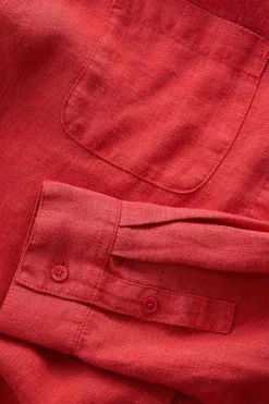 Seasalt Cornwall Tops<Hazel Branch Linen Shirt Tomato