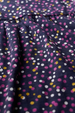 Seasalt Cornwall Dresses<Heron Dip Tiered Jersey Dress Dotted Paint Crocus