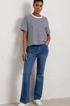 Seasalt Cornwall Trousers & Shorts<Highmore Bootcut Jeans Mid Wash