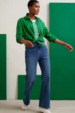 Seasalt Cornwall Trousers & Shorts<Highmore Bootcut Jeans Mid Wash