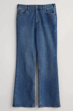 Seasalt Cornwall Trousers & Shorts<Highmore Bootcut Jeans Mid Wash