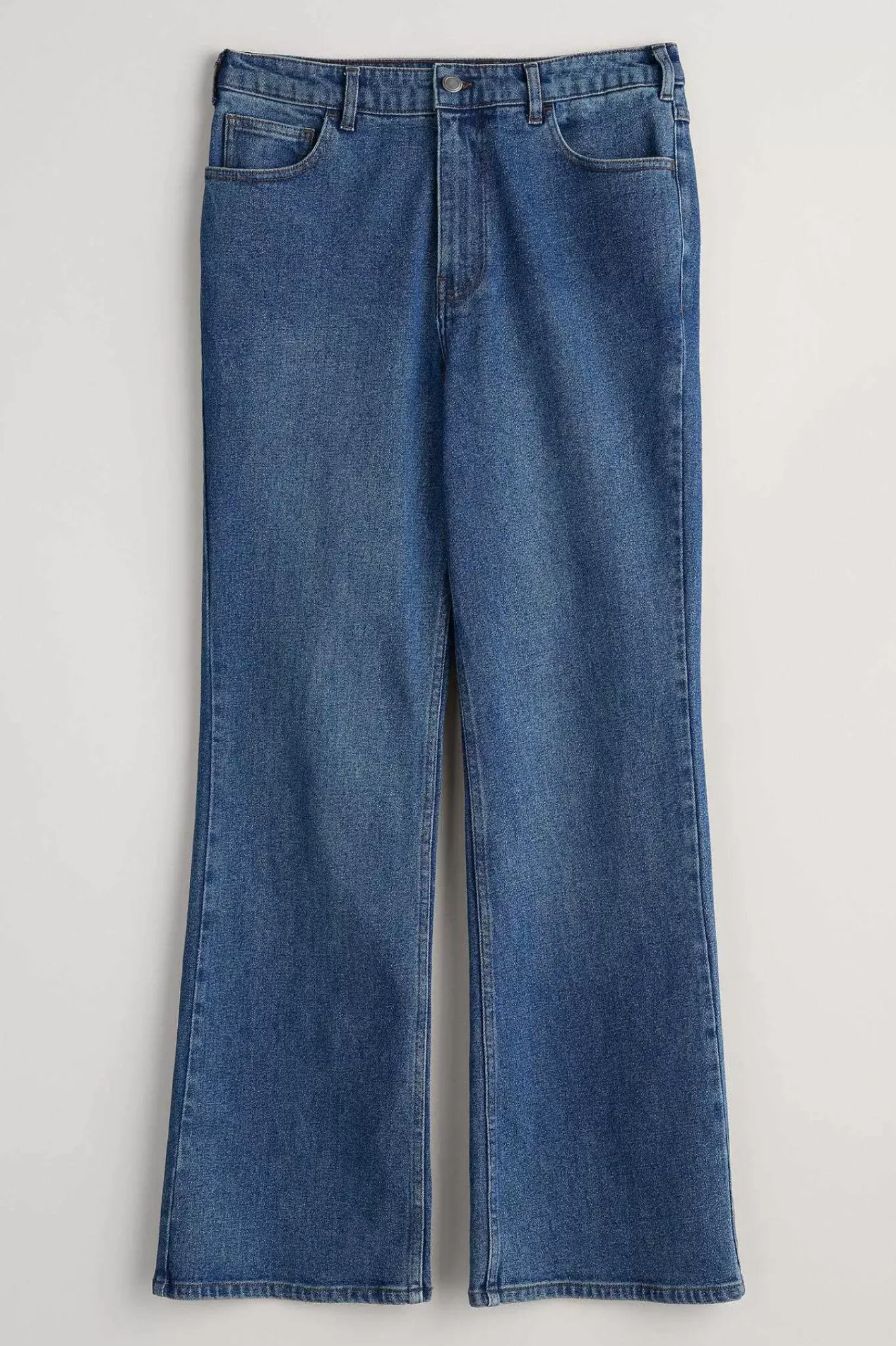 Seasalt Cornwall Trousers & Shorts<Highmore Bootcut Jeans Mid Wash