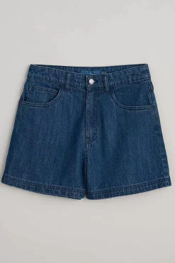 Seasalt Cornwall Trousers & Shorts<Holloway Denim Shorts Mid Wash Tide