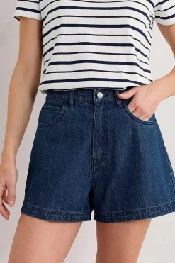 Seasalt Cornwall Trousers & Shorts<Holloway Denim Shorts Mid Wash Tide