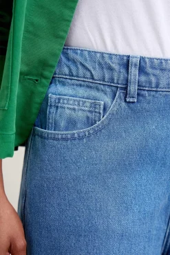 Seasalt Cornwall Trousers & Shorts<Honeydew Barrel Leg Jeans Light Wash