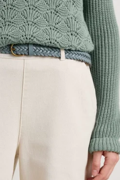 Seasalt Cornwall Belts<Intertwined Belt Lichen
