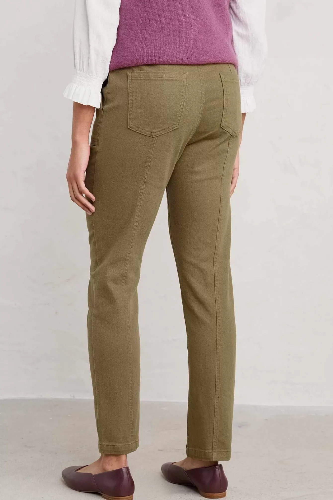 Seasalt Cornwall Trousers & Shorts<Issey Slim Leg Trousers Laurel
