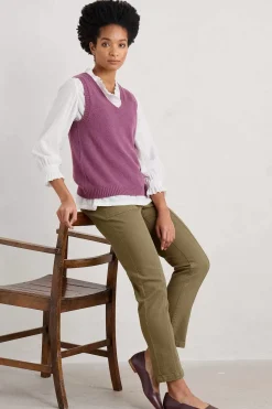 Seasalt Cornwall Trousers & Shorts<Issey Slim Leg Trousers Laurel