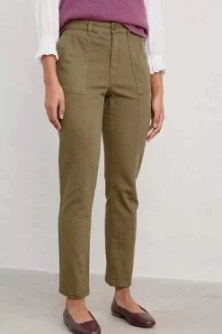 Seasalt Cornwall Trousers & Shorts<Issey Slim Leg Trousers Laurel