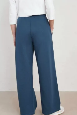 Seasalt Cornwall Trousers & Shorts<Ivy Barn Wide Leg Jersey Trousers Squall