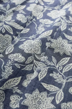 Seasalt Cornwall Skirts<Jamboree Chambray Midi Skirt Stone Flower Indigo