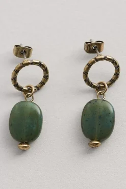 Seasalt Cornwall Jewellery<Juliot Drop Earrings Copse Brass Mix
