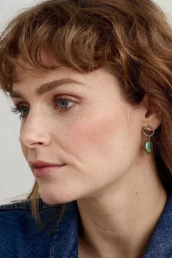 Seasalt Cornwall Jewellery<Juliot Drop Earrings Copse Brass Mix