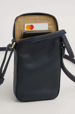 Seasalt Cornwall Bags<Kenwyn Zip Up Cross Body Phone Wallet Dark Night
