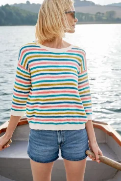 Seasalt Cornwall Knitwear<Knavock Striped Jumper Mini Cornish Helford Multi