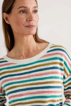 Seasalt Cornwall Knitwear<Knavock Striped Jumper Mini Cornish Helford Multi