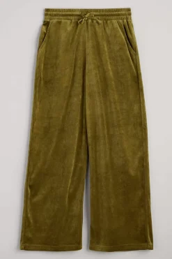 Seasalt Cornwall Nightwear<Kowan Velour Trouser Bright Olive