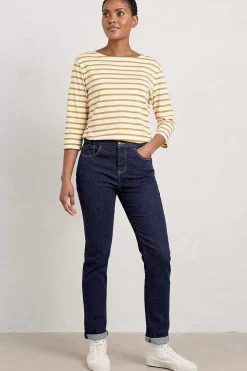 Seasalt Cornwall Trousers & Shorts<Lamledra Denim Jeans Dark Indigo Wash