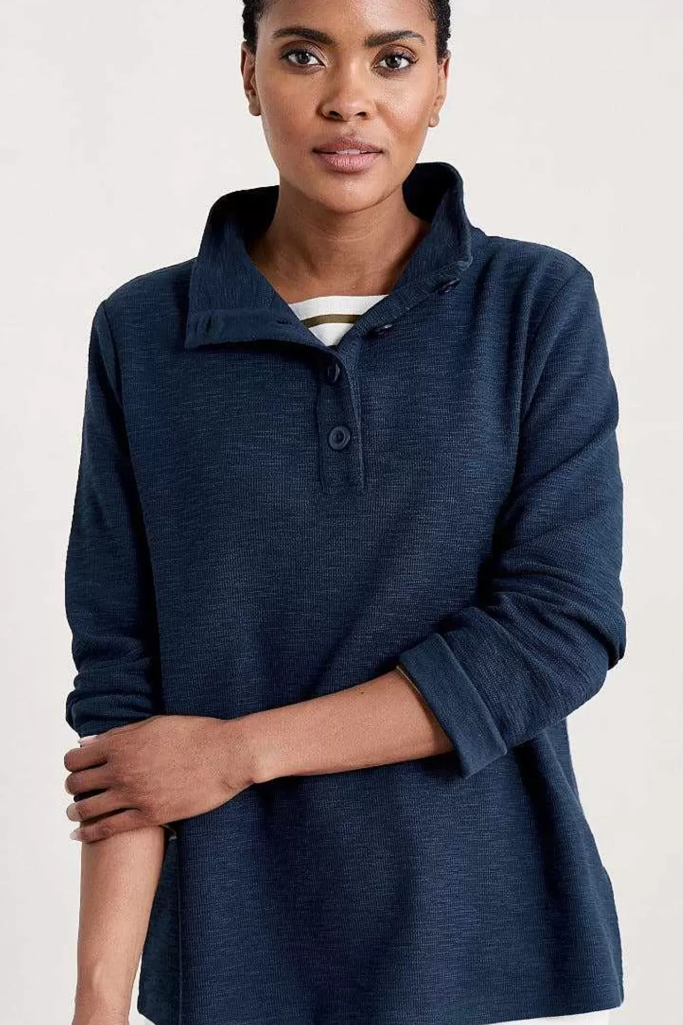 Seasalt Cornwall Tops<Last Boat Sweatshirt Maritime