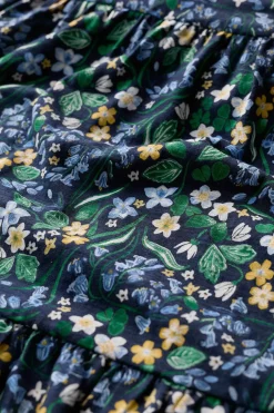 Seasalt Cornwall Dresses<Line Strokes Tiered Jersey Dress (Gots) Woodland Carpet Maritime