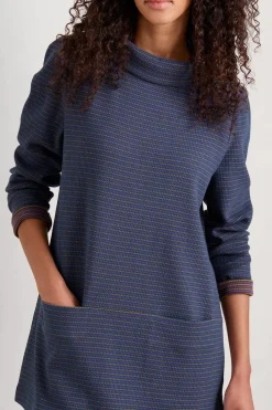 Seasalt Cornwall Tunics<Mawgan Porth Jersey Tunic Drop Stone Squall Buddleia