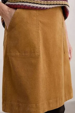 Seasalt Cornwall Skirts<May's Rock Skirt Grain