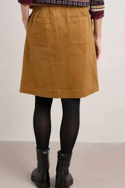 Seasalt Cornwall Skirts<May's Rock Skirt Grain