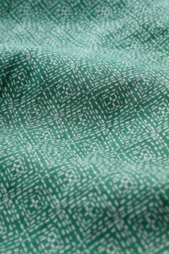 Seasalt Cornwall Shirts<Men's Anthony Printed Linen Shirt Sewn Geo Hepworth Green