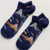 Seasalt Cornwall Socks<Men's Arty Trainer Socks Sea Mist Schooner