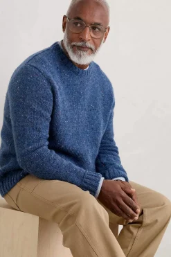 Seasalt Cornwall Knitwear<Men's Bizen Jumper Squall