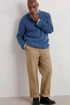 Seasalt Cornwall Knitwear<Men's Bizen Jumper Squall