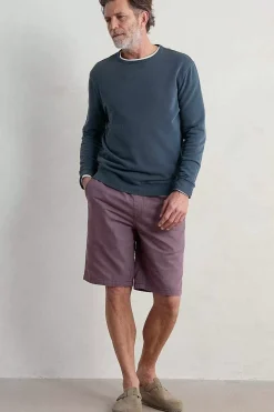 Seasalt Cornwall Tops & T-Shirts<Men's Bolitho Organic Cotton Sweatshirt Dark Ship