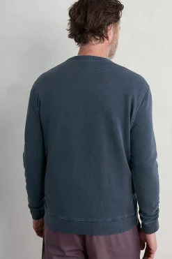Seasalt Cornwall Tops & T-Shirts<Men's Bolitho Organic Cotton Sweatshirt Dark Ship