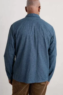 Seasalt Cornwall Tops & T-Shirts<Men's Chandlery Flannel Overshirt Squall