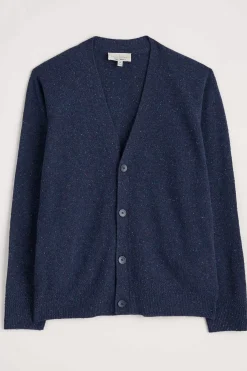 Seasalt Cornwall Knitwear<Men's Cleer Lambswool Blend Cardigan French Blue
