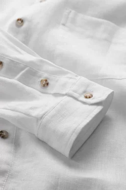 Seasalt Cornwall Tops & T-Shirts<Men's Curator Linen Shirt Salt