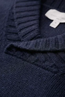 Seasalt Cornwall Knitwear<Men's Daver Shawl Neck Jumper Maritime