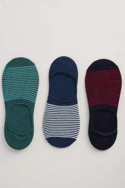 Seasalt Cornwall Socks<Men's Everyday Liner Socks Pack Of 3 Boddnick Mix