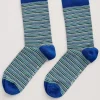 Seasalt Cornwall Socks<Men's Everyday Socks Reflect Blue Jay