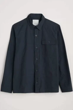Seasalt Cornwall Coats & Jackets<Men's Foundry Overshirt Jacket Inkwell